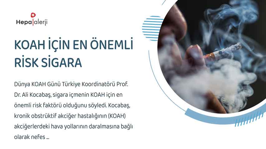 Koah için en önemli risk sigara